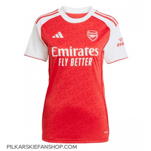 Koszulka piłkarska Arsenal Riccardo Calafiori #33 Strój Domowy dla kobiety 2025-26 tanio Krótki Rękaw Koszulka piłkarska Arsenal Riccardo Calafiori #33 Strój Domowy dla kobiety 2025-26 tanio Krótki Rękaw